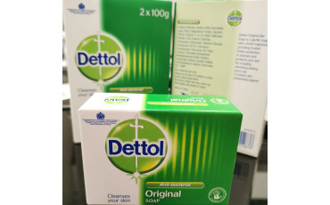 4 x Dettol Antibacterial Bar Soap, 100 Gr each (現貨, 自提價)